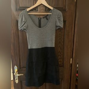 BCBG dress black and grey size 4